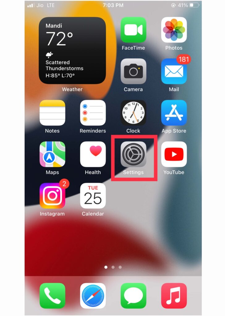iPhone Setting, iphone Setting Screenshot