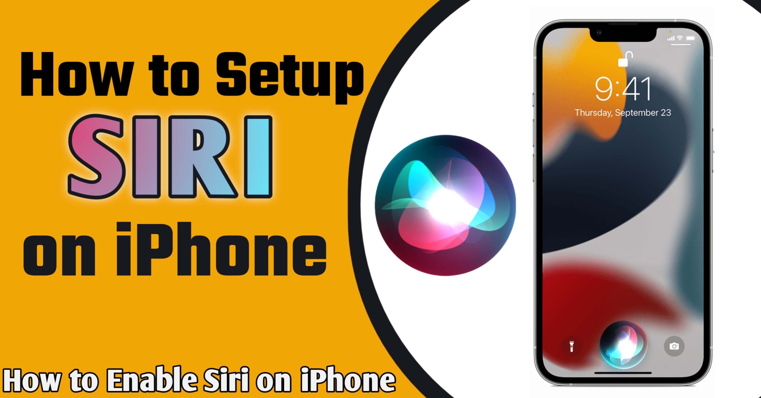 How to Set Up Siri on iPhone 14, How to enable Siri on iPhone, Siri App for iPhone